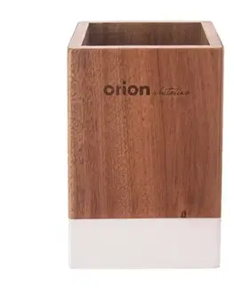 Kuchyňské náčiní Orion Stojan na kuchyňské náčiní akácie WHITELINE 