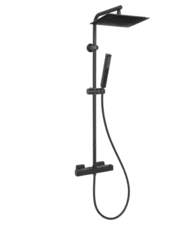 Sprchy a sprchové panely INVENA Sprchový sloup s termostatickou baterií SVART AU-85-004-X