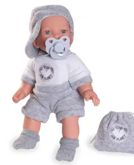 Hračky panenky ANTONIO JUAN - 12321 PETIT - realistická panenka se zvuky a měkkým látkovým tělem - 27 cm