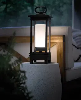 Venkovní dekorativní svítidla KICHLER LED světlo aku South Hope, Bluetooth reproduktor
