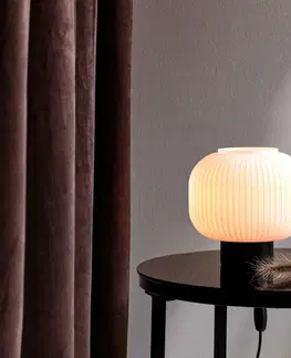 Lampy na noční stolek NORDLUX stolní lampa Milford 4W E27 černá opál 48965001