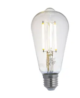 Chytré žárovky LUUMR LUUMR Smart LED žárovka čirá E27 ST64 7W Tuya WLAN CCT