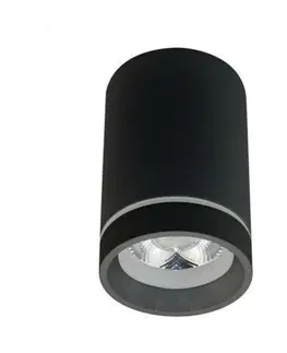 LED bodová svítidla LED Stropní bodové přisazené svítidlo AZzardo Bill black AZ3376 10W 850lm 4000K IP20 6,5cm černé