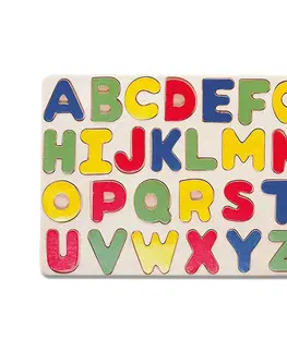 Dřevěné hračky Bino Puzzle - abeceda