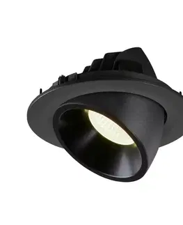 LED podhledová svítidla SLV BIG WHITE NUMINOS GIMBLE L zápustné stropní svítidlo černé 4000 K 55° 1006017