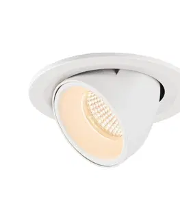 LED podhledová svítidla SLV BIG WHITE NUMINOS GIMBLE S zápustné stropní svítidlo bílé 2700 K 55° 1005883