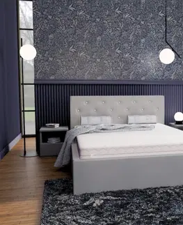 Postele FDM Čalouněná manželská postel MIRAGE | 160 x 200 cm