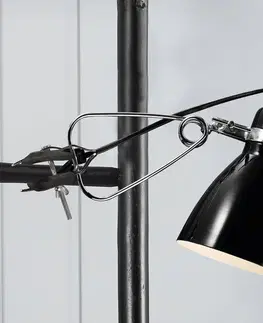Stolní lampy a lampičky s klipem Nordlux Lesklá klipová lampa Clone černá