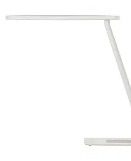 Stolní lampy do kanceláře EMOS LED stolní lampa CARSON, bílá Z7618W