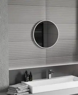Koupelnová zrcadla MEXEN Loft zrcadlo 40 cm, bílý rám 9850-040-040-000-20