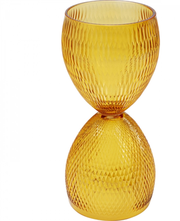 Skleněné vázy KARE Design Skleněná váza Duetto - oranžová, 31cm