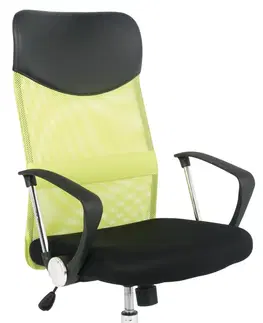 Kancelářské židle Signal Kancelářské křeslo Q-025 zelené