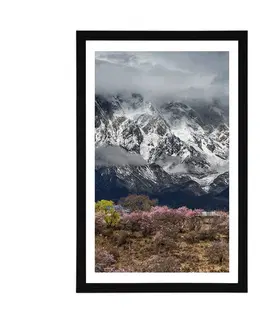 Příroda Plakát s paspartou jedinečná horská krajina