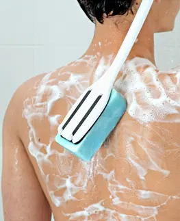 Koupelna Mycí kartáč s dávkovačem mýdla