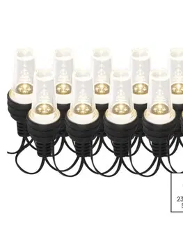 Vánoční světelné řetězy EMOS Světelný LED řetěz Clera 4,5 m studená bílá