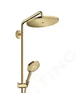 Sprchy a sprchové panely HANSGROHE Croma Select S Sprchový set Showerpipe 280 s termostatem, leštěný vzhled zlata 26890990