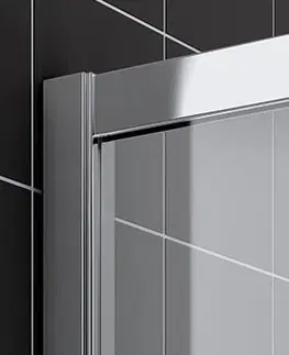 Sprchové kouty Kermi Cada XS /rohový vstup/ bezbariérové posuvné dveře 900x2000, čiré sklo clean, profil stříbrný lesk PRAVÝ CKC2R09020VPK