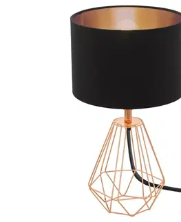 Lampy Eglo Eglo 95787- Stolní lampa CARLTON 2 1xE14/60W/230V 