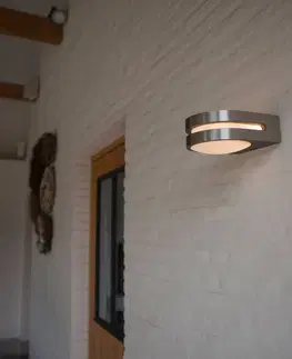 Venkovní nástěnná svítidla LUTEC LED venkovní nástěnné svítidlo Fancy nerezová ocel