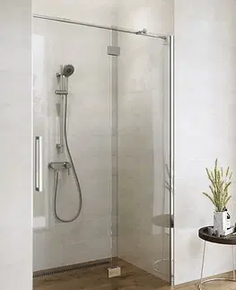 Sprchové kouty CERSANIT Sprchové dveře s panty CREA 100x200, pravé, čiré sklo S159-002