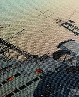 Obrazy města Obraz nádherná loď na řece Temže v Londýně