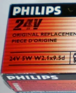 Autožárovky Philips W5W 24V 13961CP