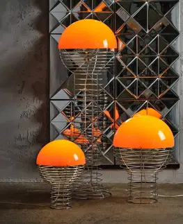 Stolní lampy Verpan VERPAN Wire Malá stolní lampa, oranžová