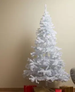 Umělý vánoční stromek STAR TRADING Bílý LED vánoční stromek Ottawa pro venkovní použití 2,1 m 260LED