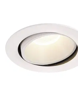 LED podhledová svítidla SLV BIG WHITE NUMINOS MOVE DL XL vnitřní LED zápustné stropní svítidlo bílá/bílá 4000 K 20° otočné a výkyvné 1003758