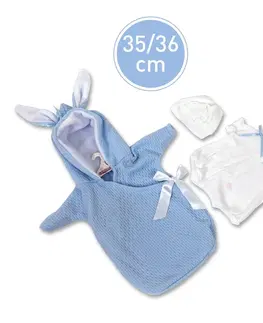 Hračky panenky LLORENS - VRN635-63635 oblečení pro panenku miminko NEW BORN velikosti 35-36 cm