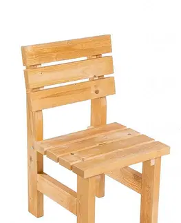 Zahradní židle a křesla DEOKORK Masivní dřevěné zahradní křeslo TEA 01 o síle 38 mm