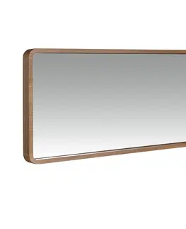 Luxusní a designová zrcadla Estila Moderní zrcadlo Vita Naturale s dřevěným rámem obdélníkové 100cm