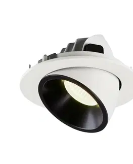 LED podhledová svítidla SLV BIG WHITE NUMINOS GIMBLE L zápustné stropní svítidlo bílé/černé 4000 K 55° 1006026
