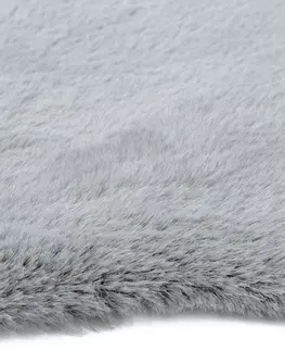 Koberce a koberečky BO-MA Trading Kožešina Catrin světle šedá, 60 x 90 cm