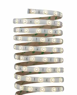 LED pásky 12V Paulmann YourLED Stripe 3 m teplá bílá Bílá, čirá kryté  705.92 P 70592