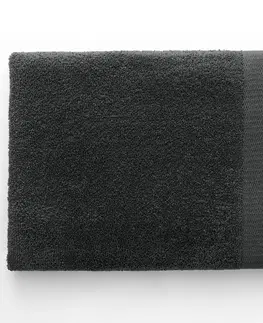 Ručníky Bavlněný ručník AmeliaHome AMARI tmavě šedý, velikost 30x50