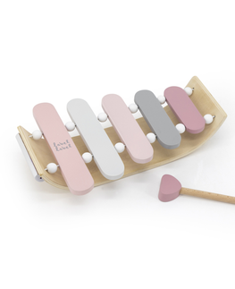 Hračky LABEL-LABEL - Xylofon, růžový