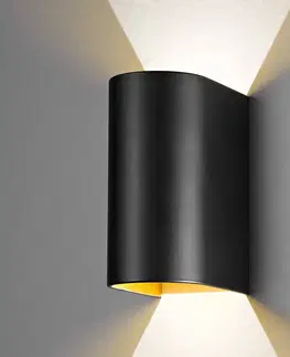 Nástěnná svítidla Egger Licht LED nástěnné světlo Feeling, černo-zlatá