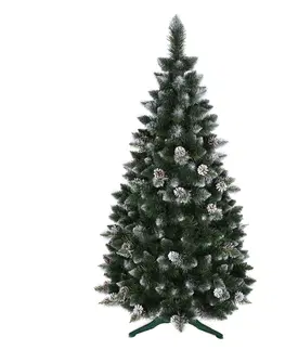Vánoční stromky Vánoční stromeček se šiškami a krystaly 180 cm