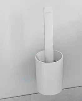 WC štětky HANSGROHE WallStoris WC štětka s držákem, matná bílá 27927700