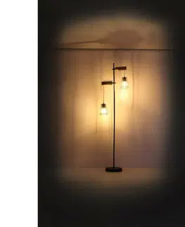 Designové stojací lampy GLOBO MINA 15326-2SN Stojací lampa