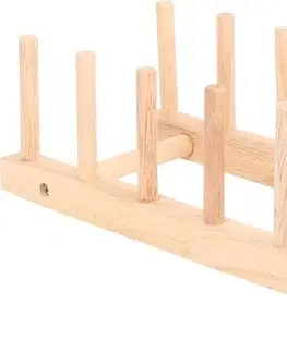 Dřevěné hračky Bigjigs Toys Stojánek na puzzle STAND hnědý