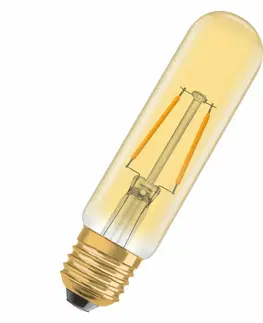 LED žárovky OSRAM Vintage 1906 LED CL Tubular FIL GOLD 20 2,8W/824 E27