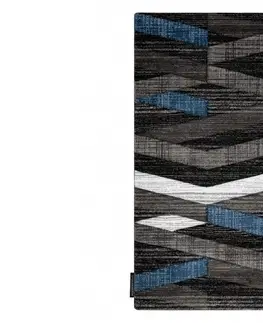 Koberce a koberečky Dywany Lusczow Kusový koberec ALTER Bax pruhy modrý, velikost 200x290