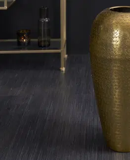 Dekorace LuxD Designová váza Khalil 50 cm zlatá