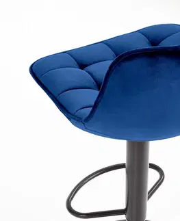 Barové židle HALMAR Barová židle Forbia tmavě modrá