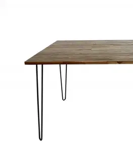 Jídelní stoly LuxD Jídelní stůl Anaya, 160 cm, hnědý