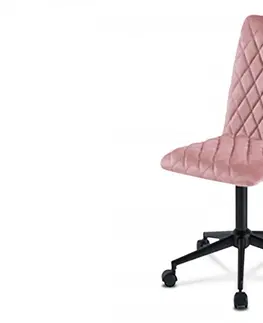 Dětské stoly a židle Dětská kancelářská židle KA-T901 Autronic Růžová