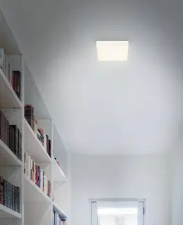 Stropní svítidla Briloner LED stropní světlo Flame, 15,7 x 15,7 cm, bílé