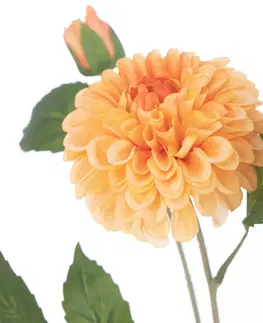 Květiny AmeliaHome Umělá květina PIWONI oranžová